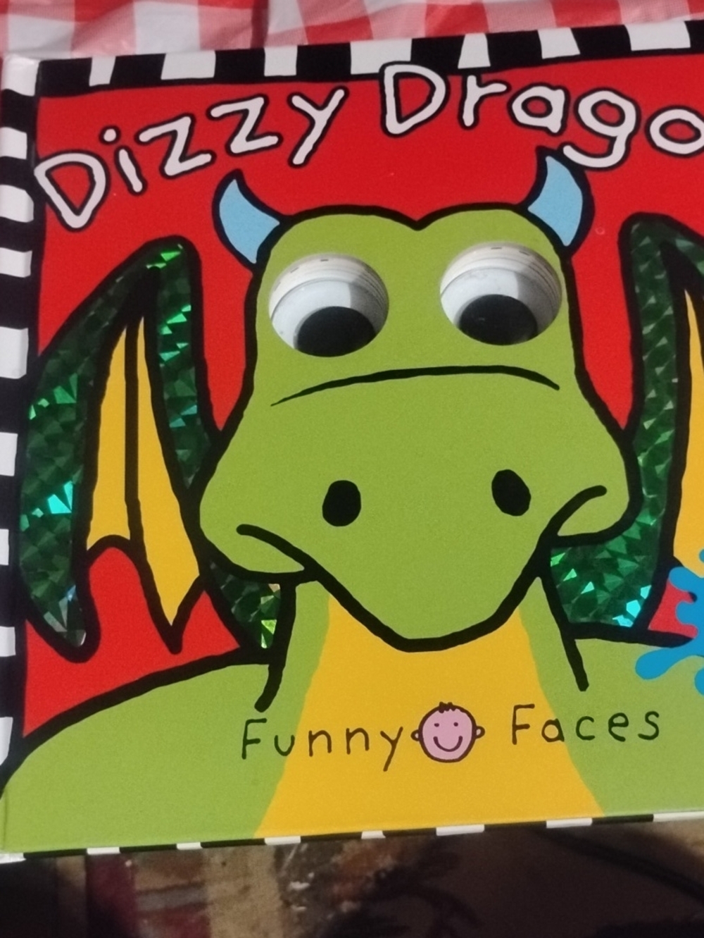 Funny Faces Kids Toy Book - Green